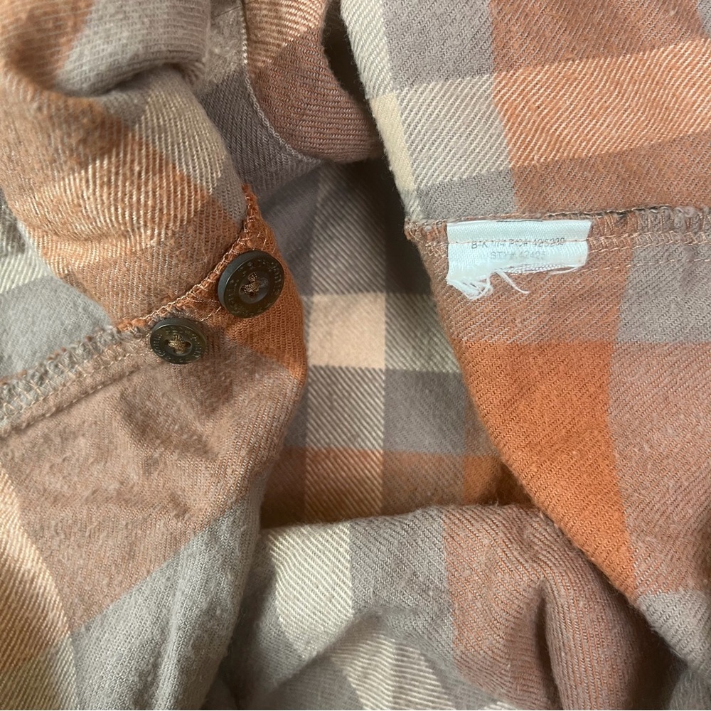 Patagonia Organic Cotton Plaid Flannel Button Up Women's Small - Picture 7 of 11